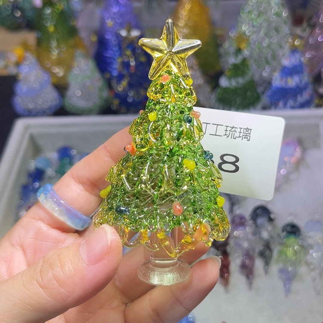 吊坠（不含链）玻璃468圣诞树