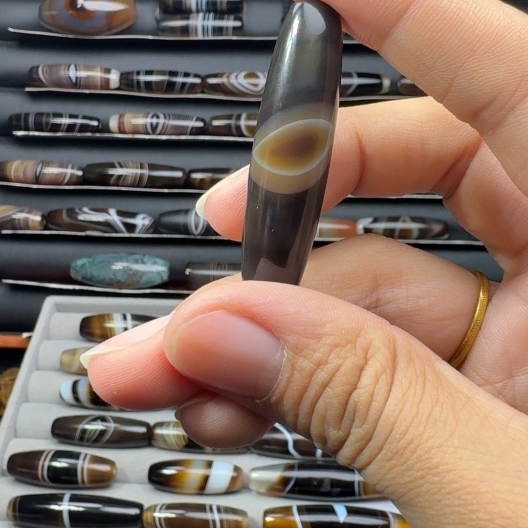 玛瑙/玉髓未镶嵌吊坠(不含链)