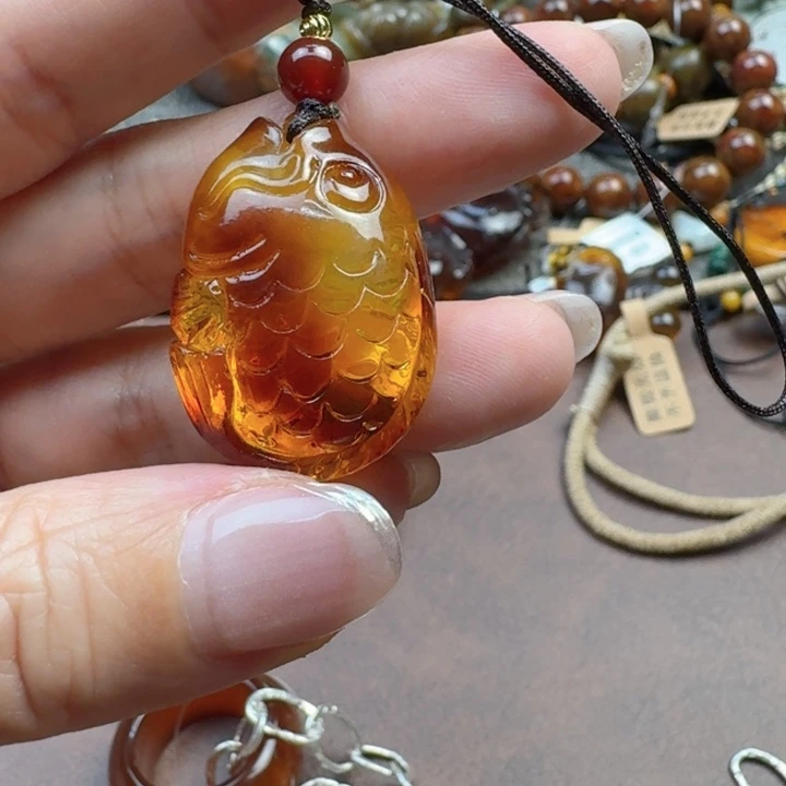 翡翠散珠荼*翡翠随形原石手工打造