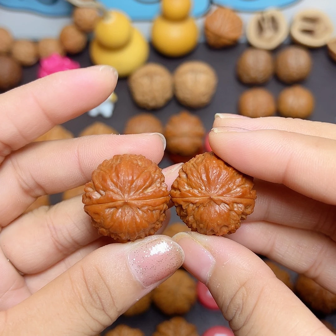 ****影文玩核桃把件27尺焖尖磨盘福利