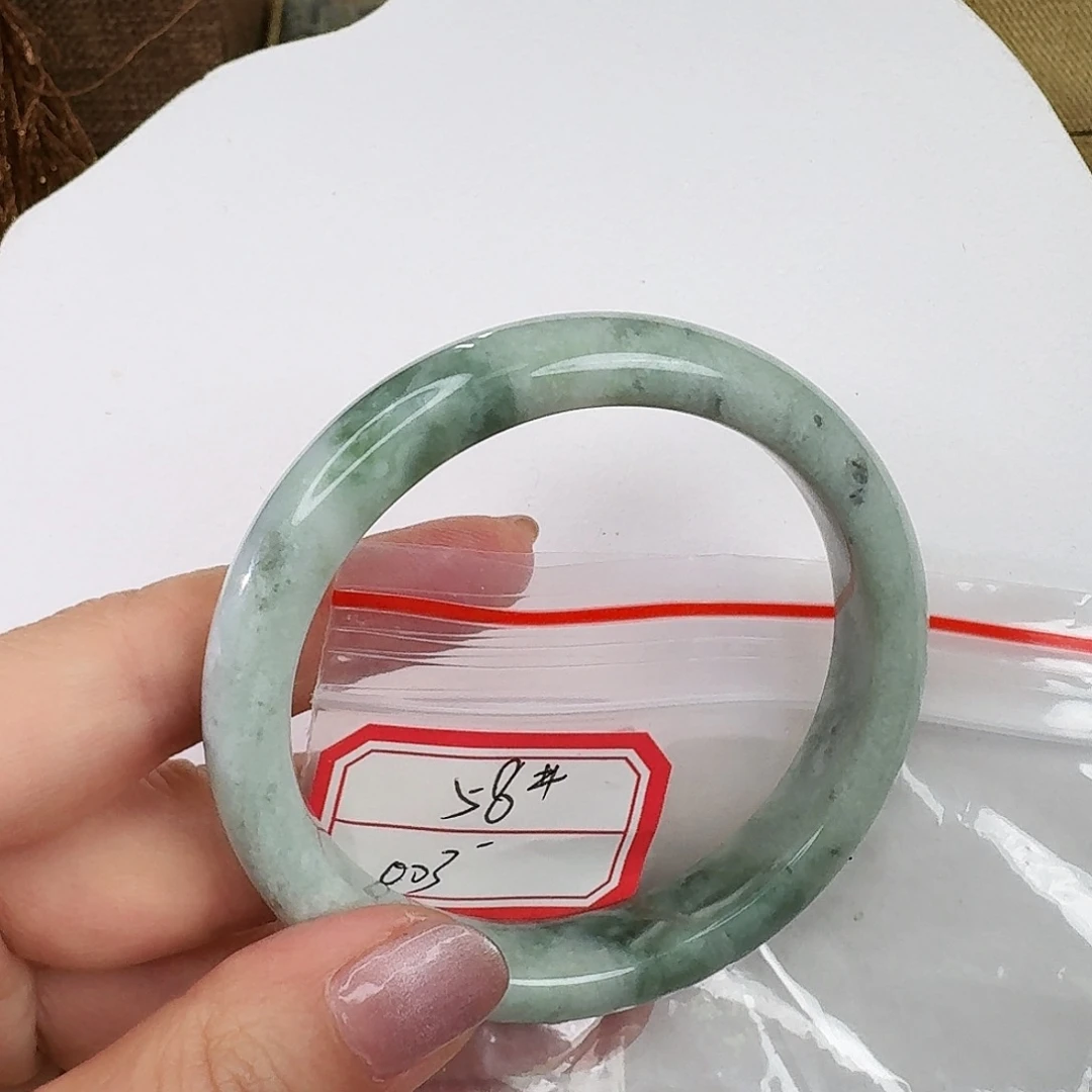 蓝田玉（蛇纹石化大理石玉）未镶嵌手镯