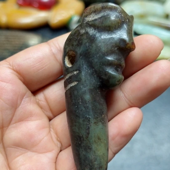 吊坠白玉菩提把件
