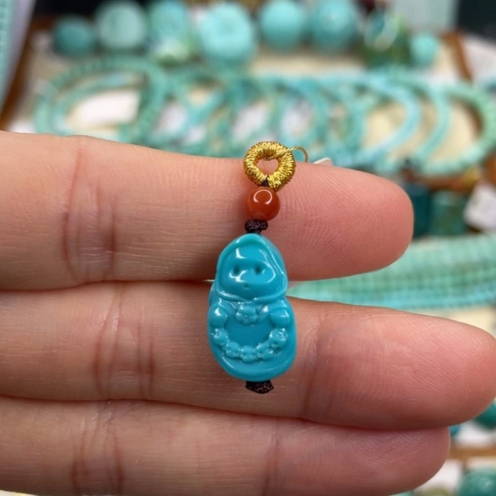 未镶嵌绿松石挂件