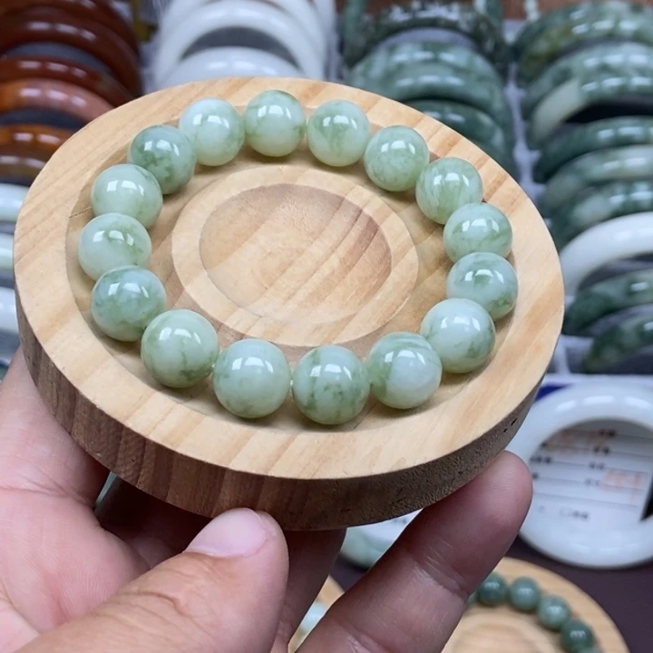 蛇纹石玉未镶嵌手链