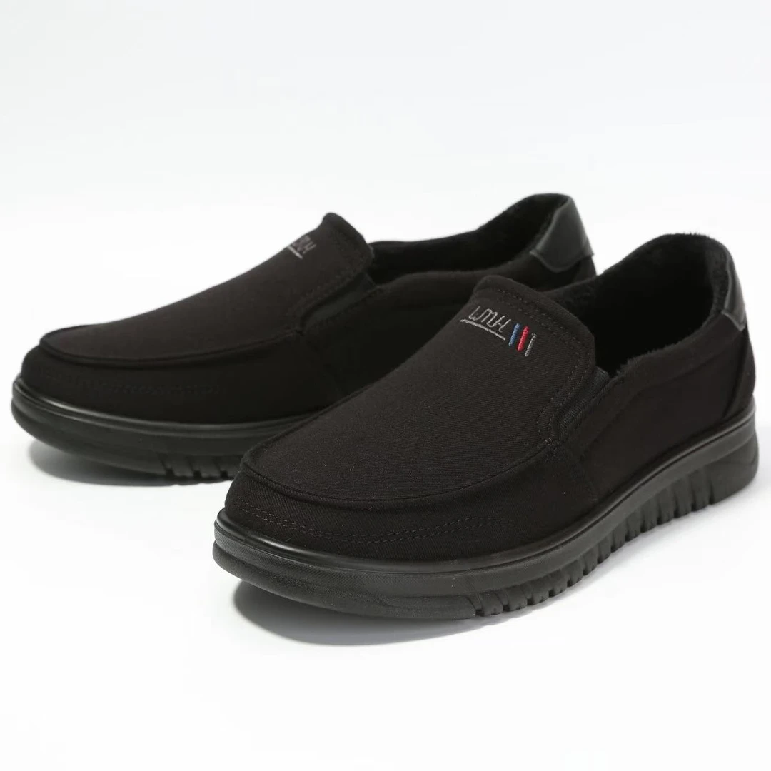 老美华冬季男士一脚蹬布鞋434101025/43DW879MB LS