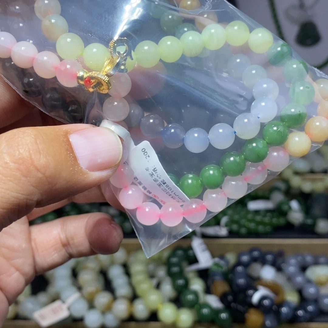 慧***签和田玉未镶嵌手链