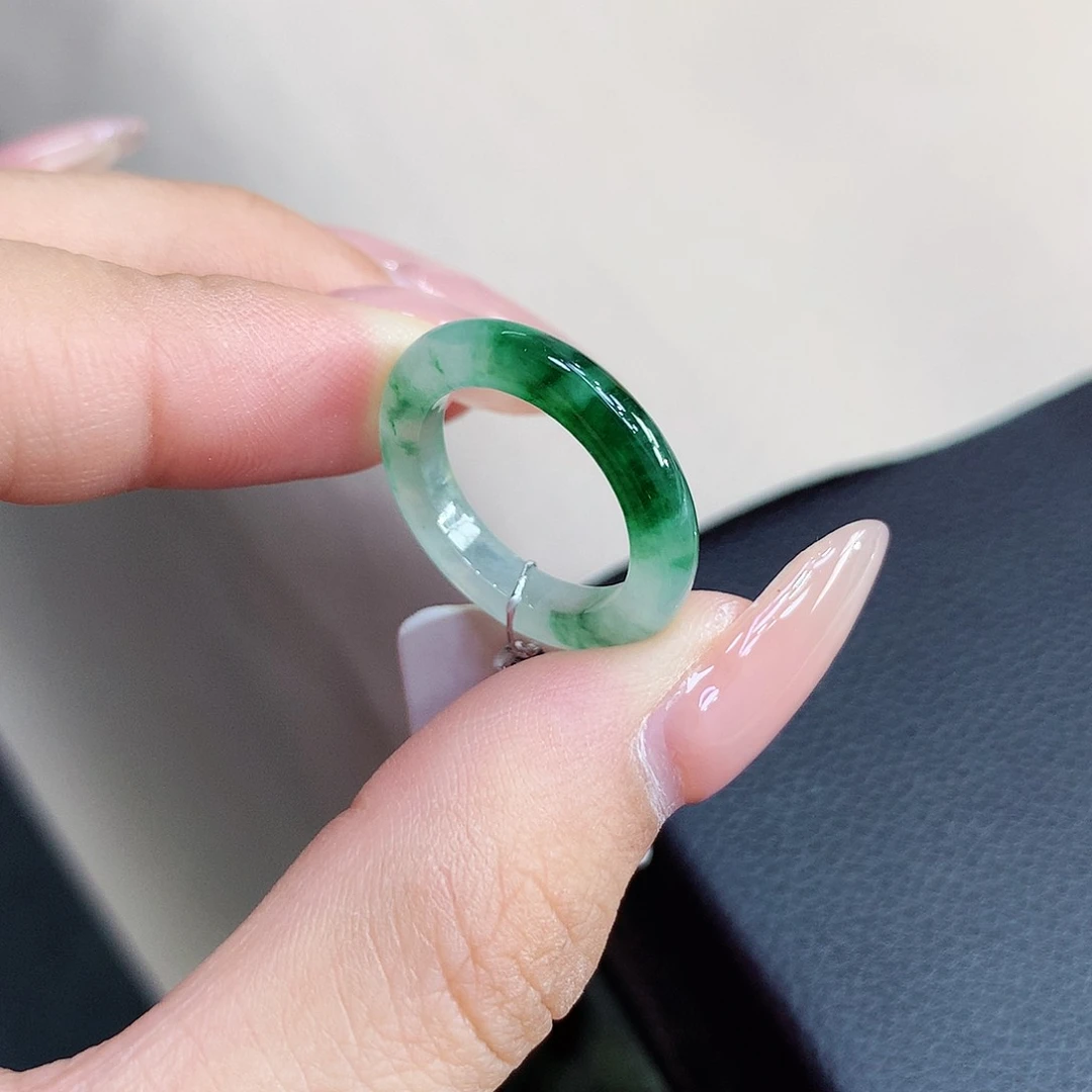 未镶嵌戒圈翡翠8号