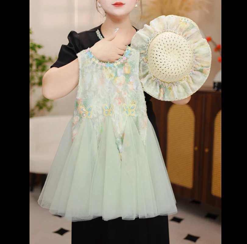 （换货专用）女蓬蓬裙A字裙夏季连衣裙莫奈花园公主裙