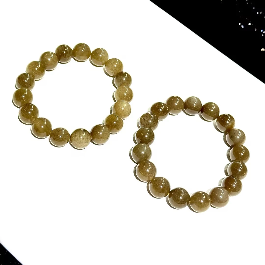 【CH】和田玉糖料手串-约12mm（多样性发其一）