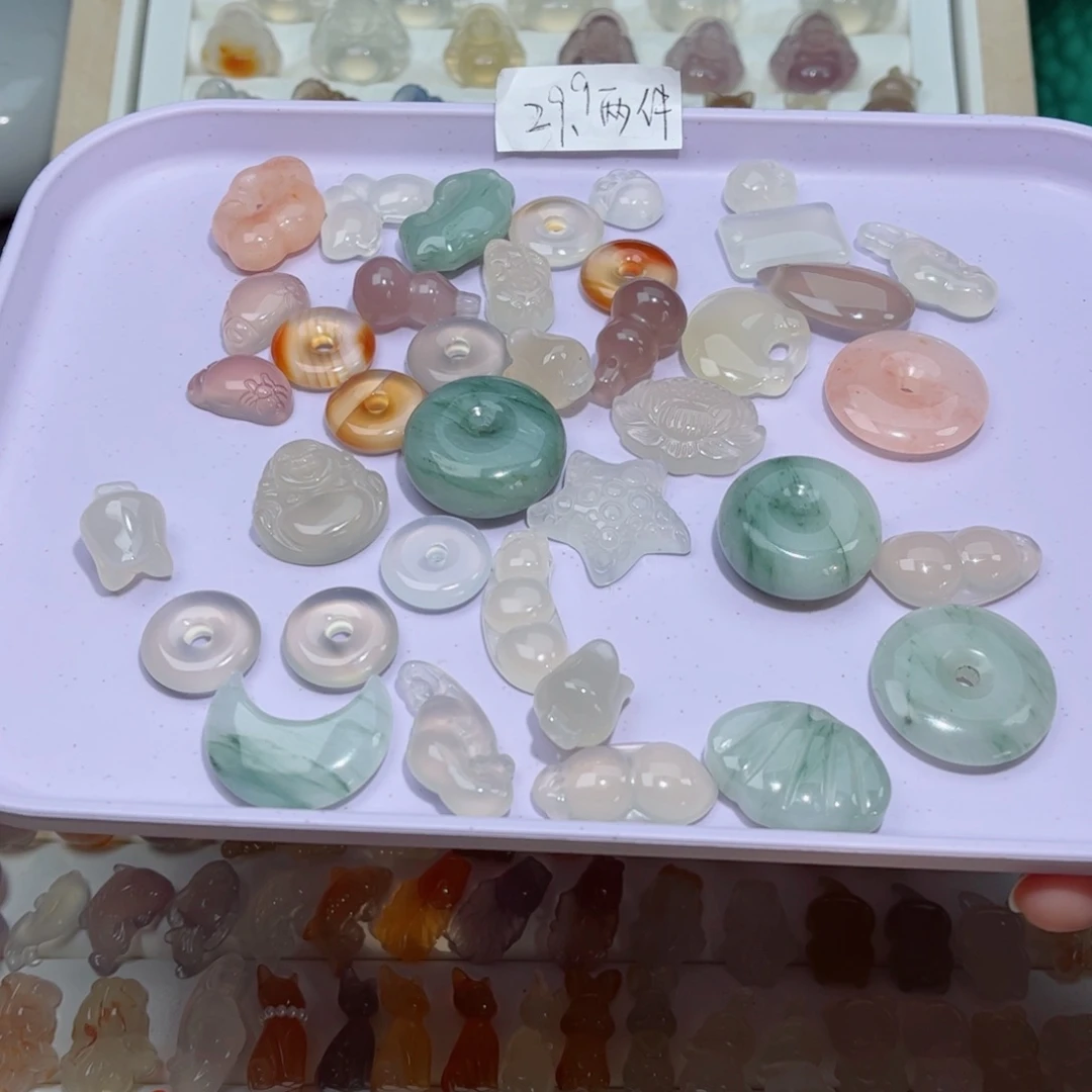 未镶嵌颈饰玛瑙/玉髓