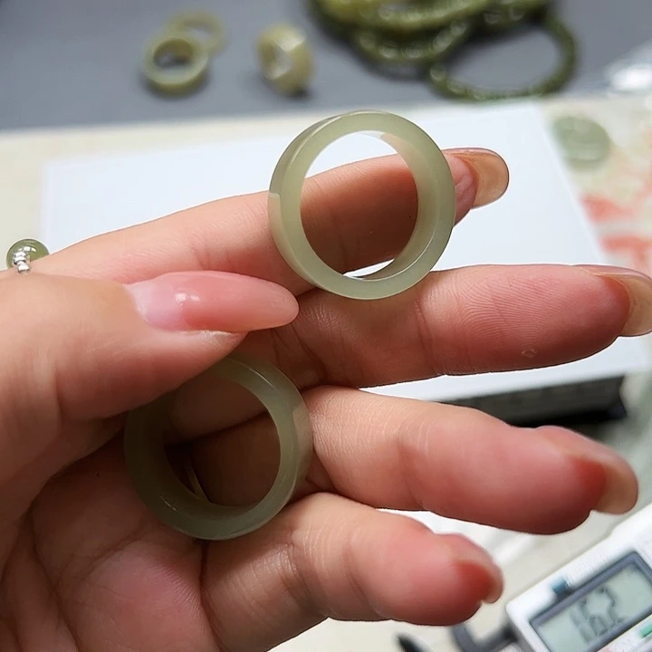 和田玉戒指未镶嵌62