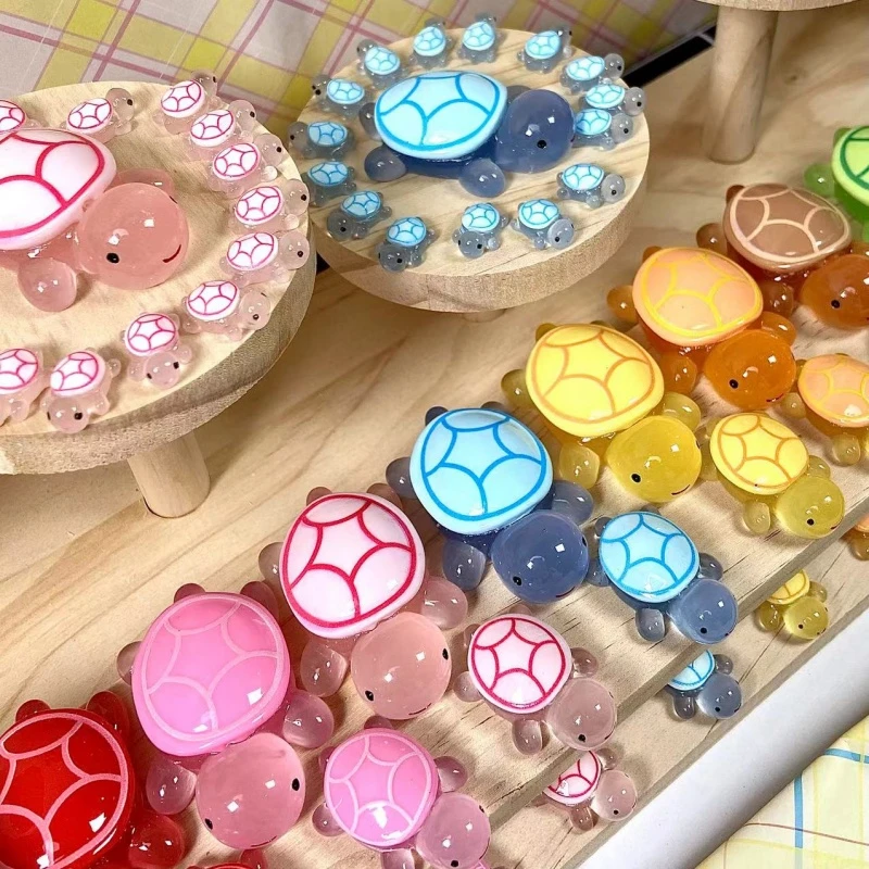 无需排队【龟老爹团单】4.8cm夜光乌龟手工diy夜光摆件对对碰