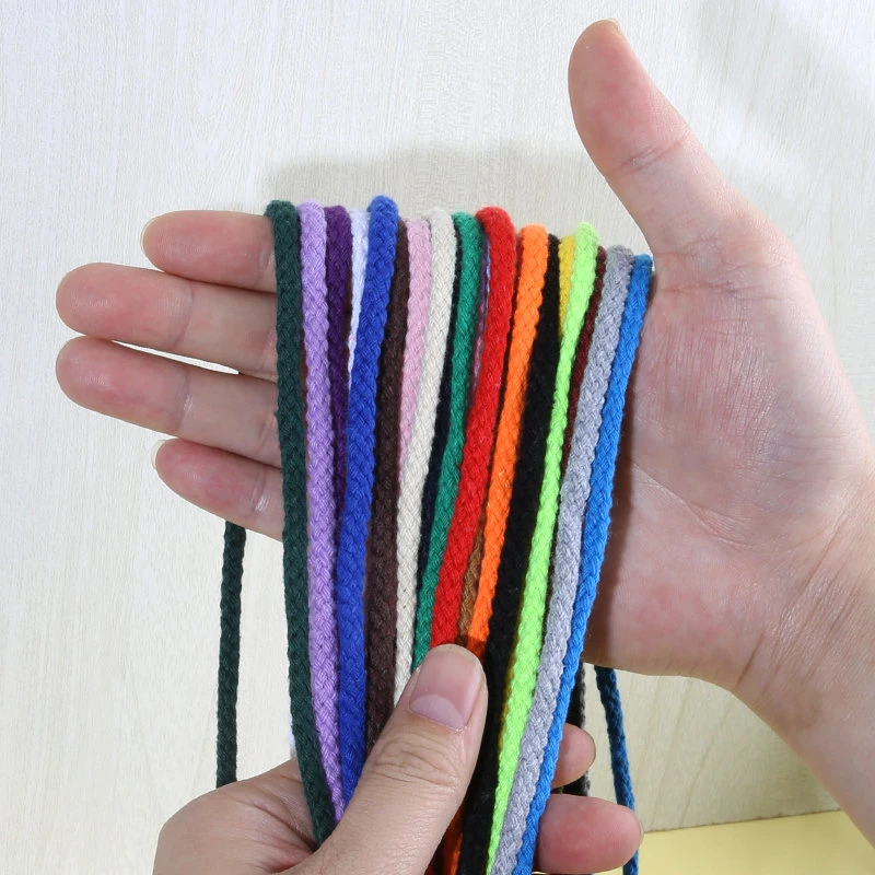 5MM彩色棉绳20米diy手工编织棉线绳八股捆绑绳子束口袋抽绳帽绳子