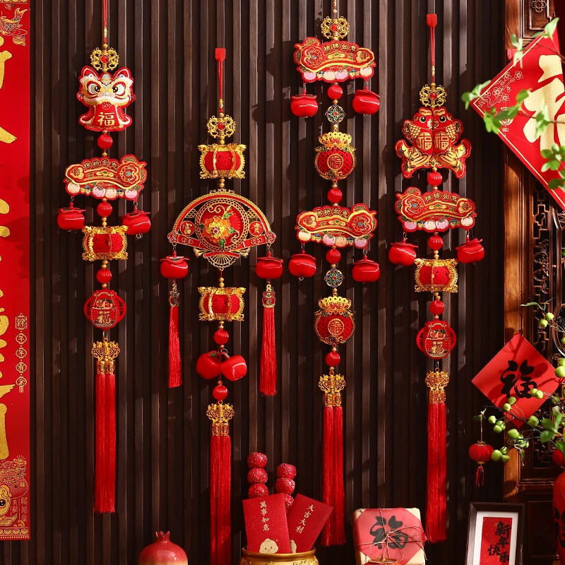 过年装饰挂件2026马年春节新年客厅电视背景墙福字挂饰场景布置品