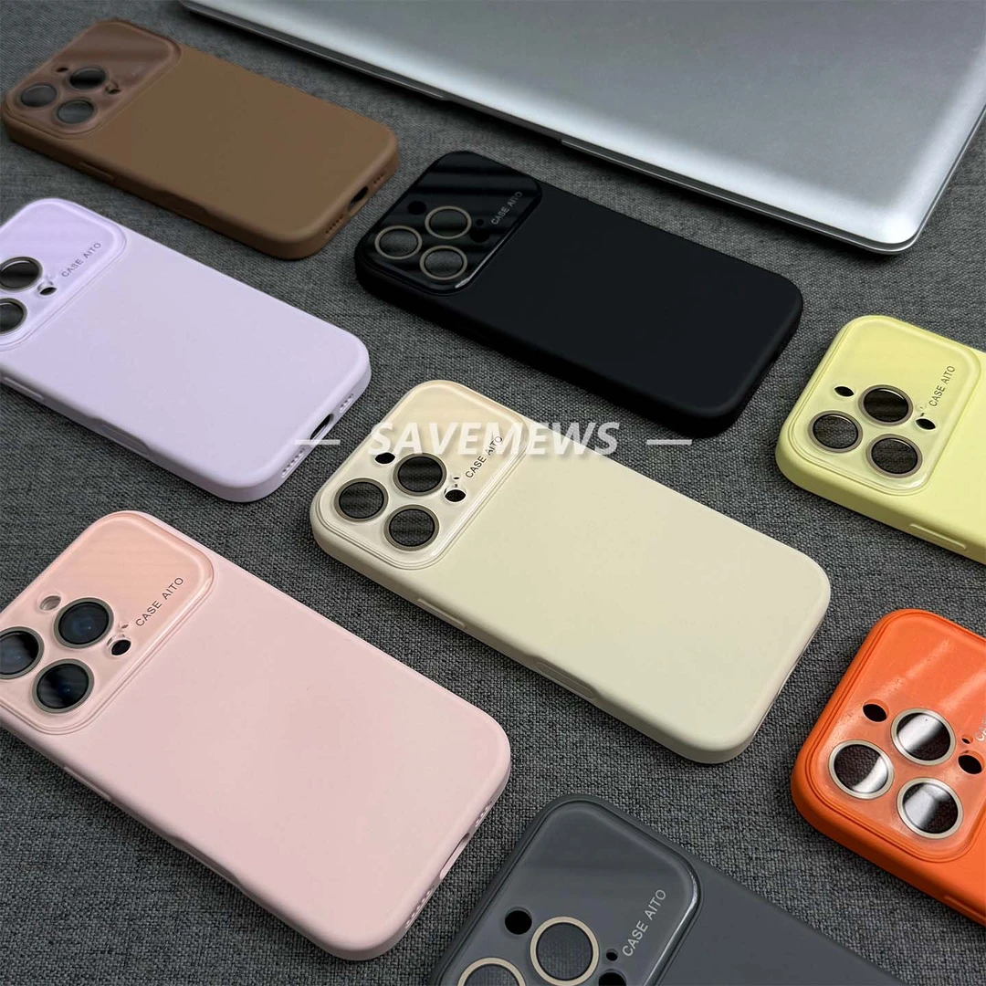 秒变17简约纯色适用苹果16promax手机壳iphone15/14男13/12情侣套