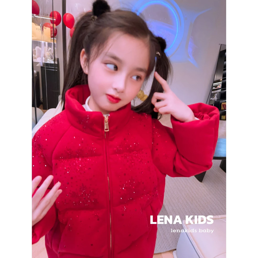 Lenakids【P】【爆闪进口钻羽绒服！超高充绒巨保暖】高货！25122103