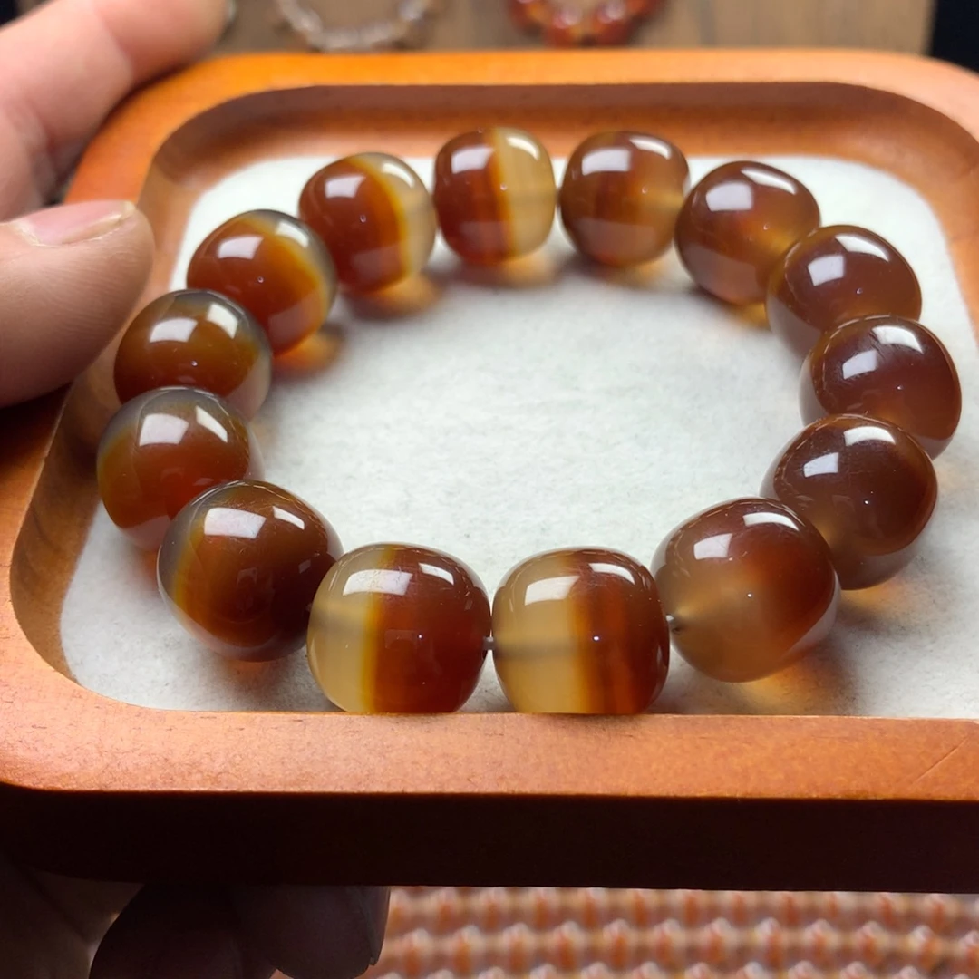 玛瑙/玉髓未镶嵌手链