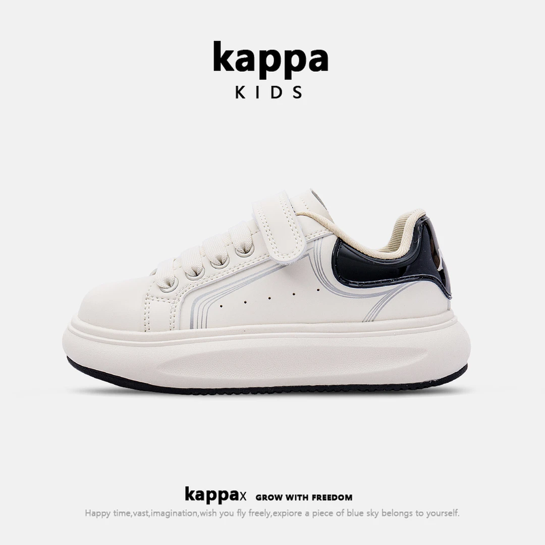【Kappa kids】卡帕新款休闲运动舒适百搭简约男女童鞋KAZC233075七