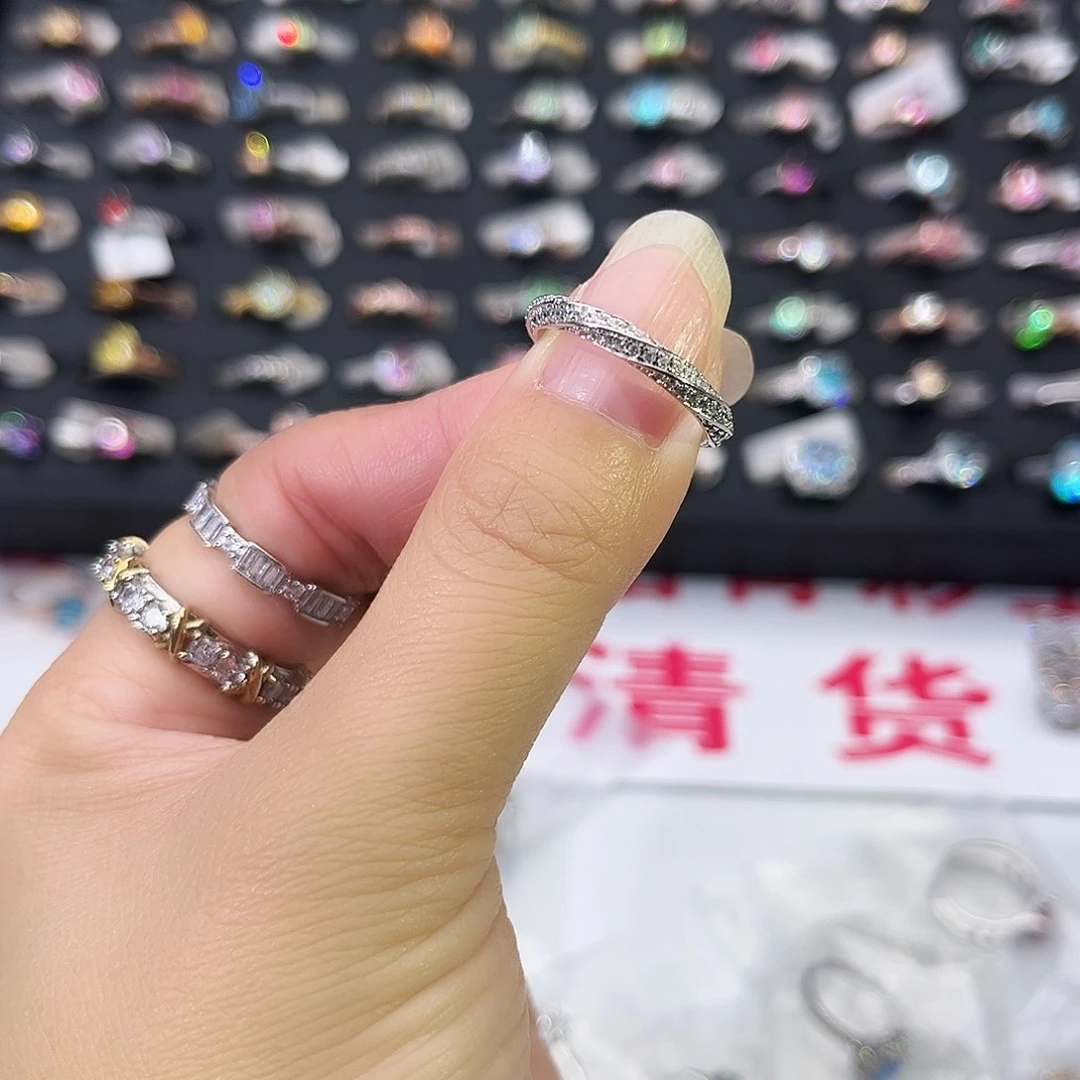莫桑石非金属排戒