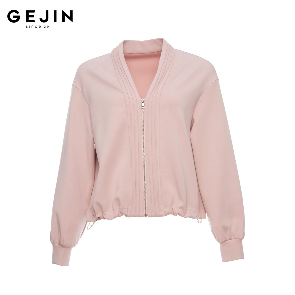 GEJIN/歌锦2025早秋新款超柔空气层运动休闲套装上衣91225900961