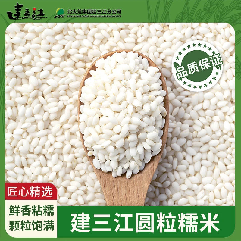 包粽子专用糯米东北圆糯米黑土种植一年一季珍珠圆糯米新米一级