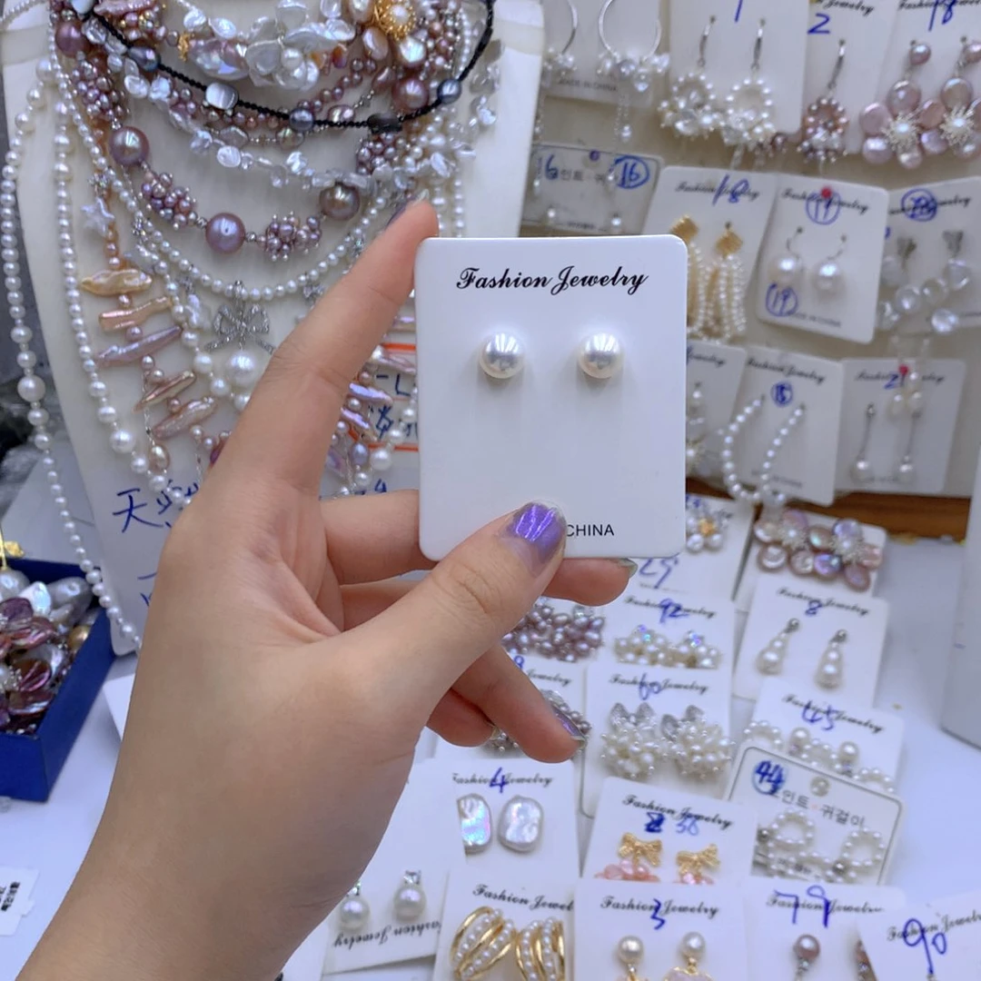 淡水珍珠颈饰银S925镶嵌