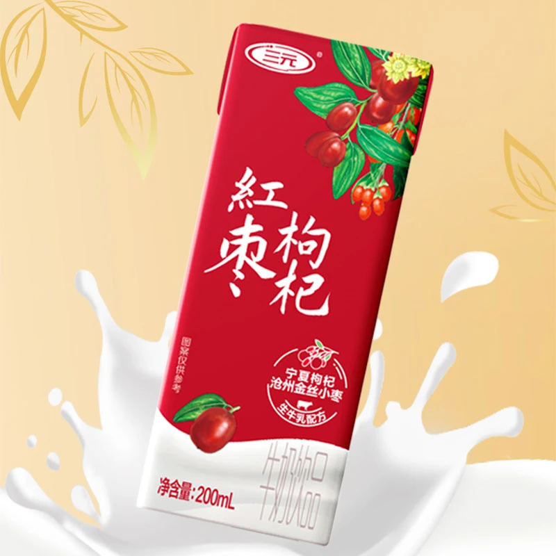 【新品狂欢购】三元红枣枸杞风味营养饮品200ml*12 盒/箱LHZB