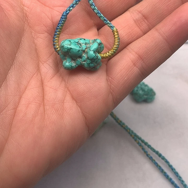 绿松石未镶嵌吊坠(不含链)