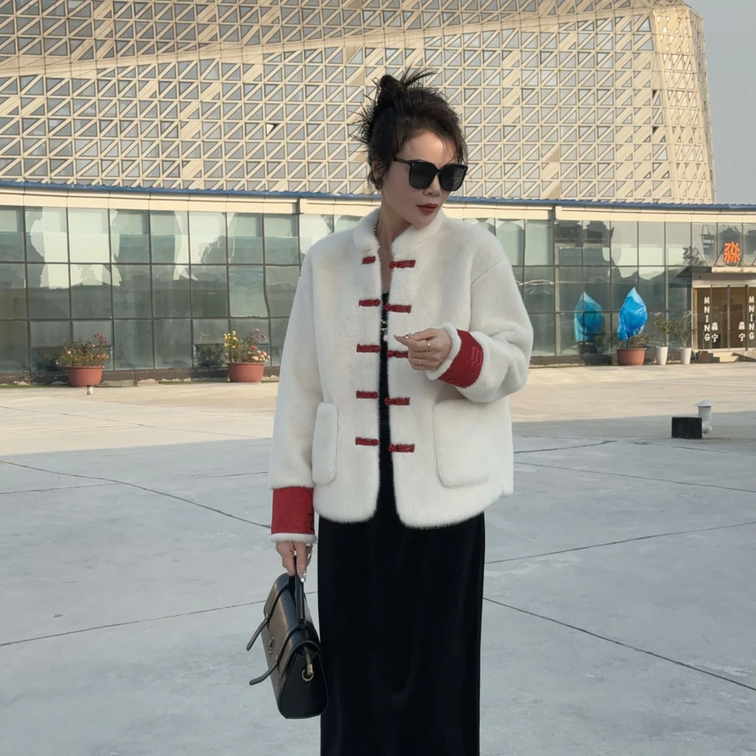 8837年款毛毛衣时尚百搭显瘦