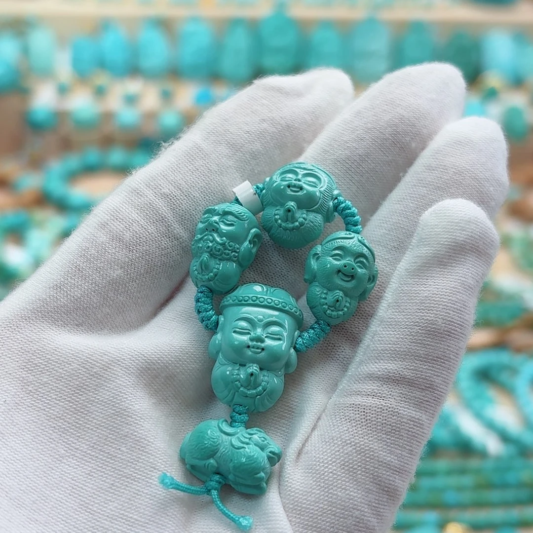 奇***锵绿松石未镶嵌珠宝奇石