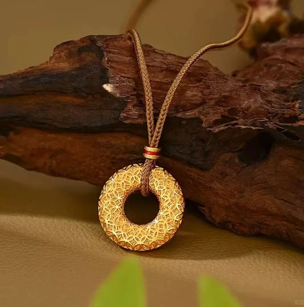 钛钢项链 平安扣项链 26-19