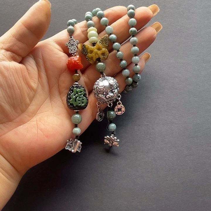 小***忘翡翠未镶嵌颈饰666