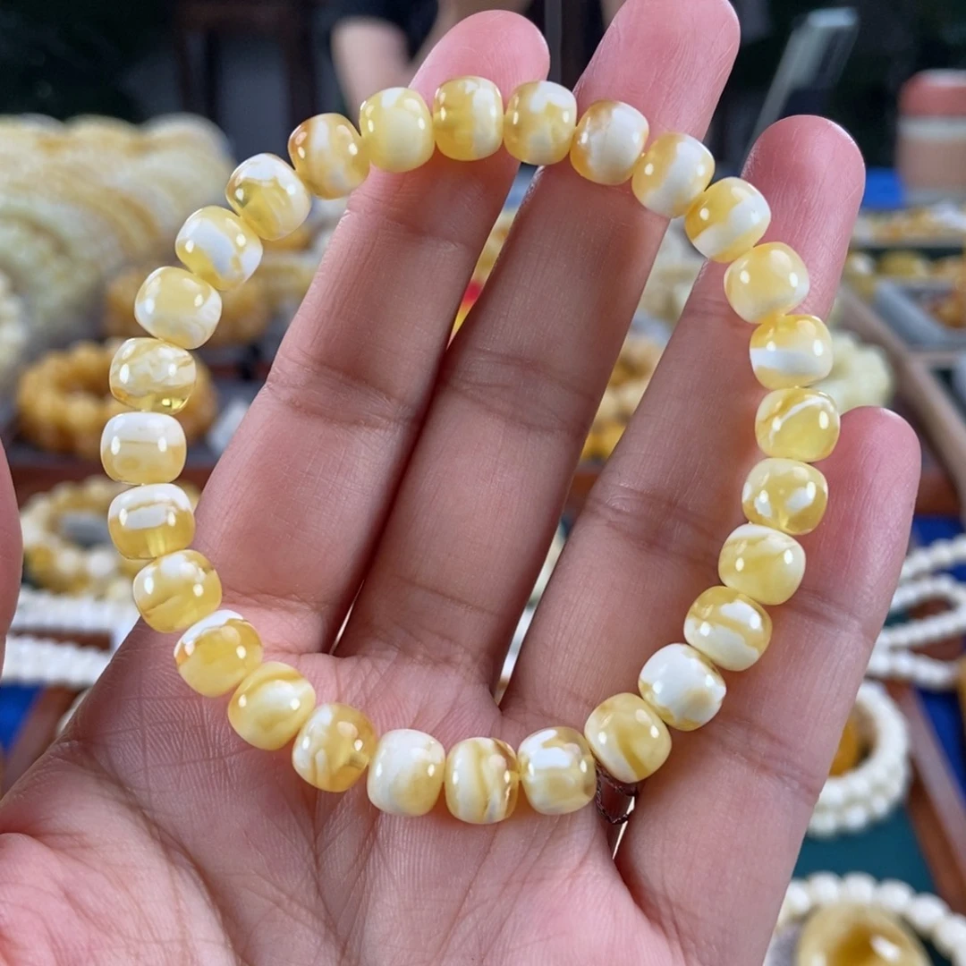 琥珀未镶嵌珠宝奇石8+金瓷白老型8.23