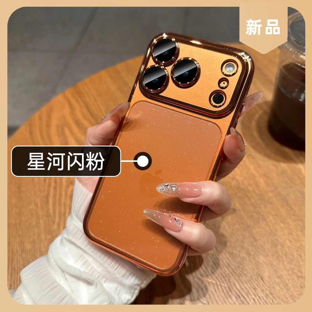 适用于苹果17promax手机壳透明镜头全包超薄网红男女款高级感配件