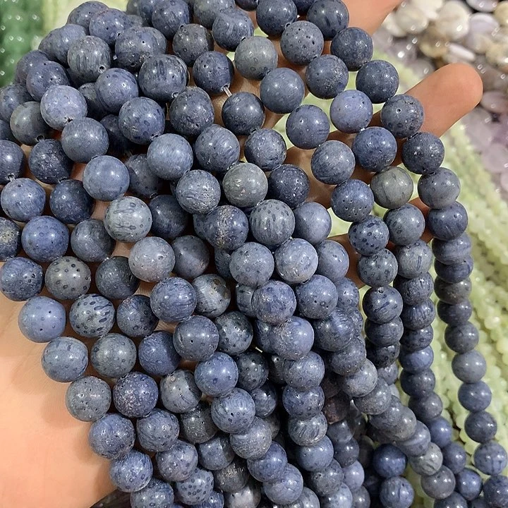 12mm蓝精灵圆珠一条