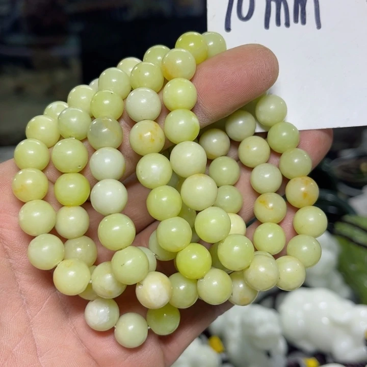 蛇纹石玉手串未镶嵌