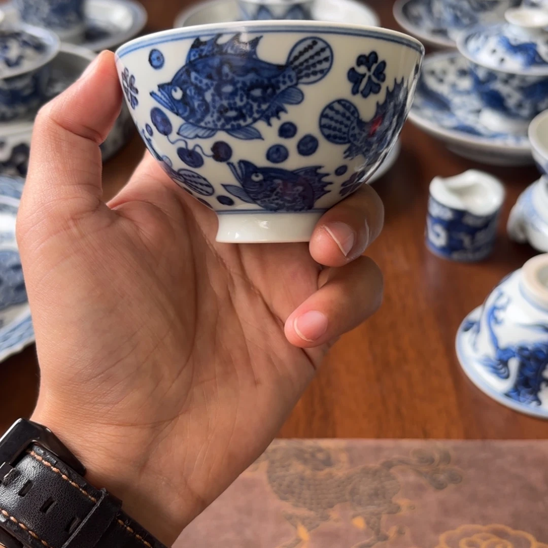 摆件景德镇手绘茶具