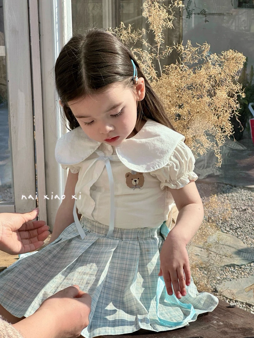 女夏季学院风薄款套头少女风套装连衣裙慵懒风NXX5622