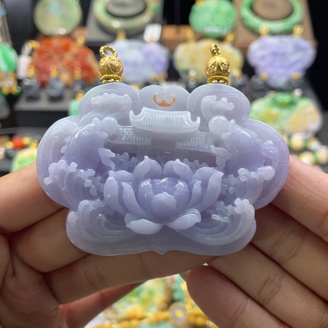 翡翠未镶嵌颈饰代编织