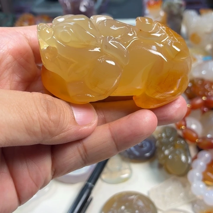 玛瑙/玉髓未镶嵌吊坠(不含链)