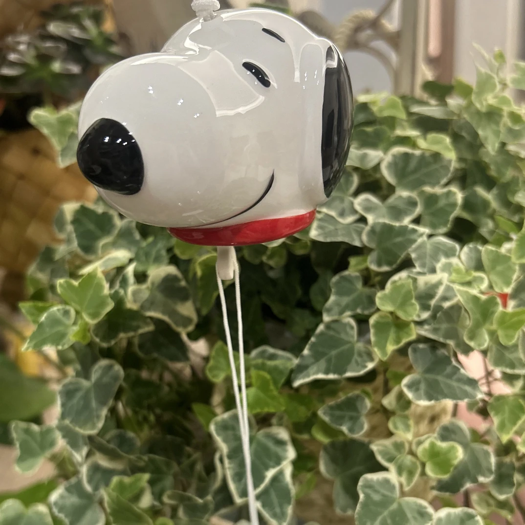 可爱卡通史努比骨头造型陶瓷风铃家居装饰好物