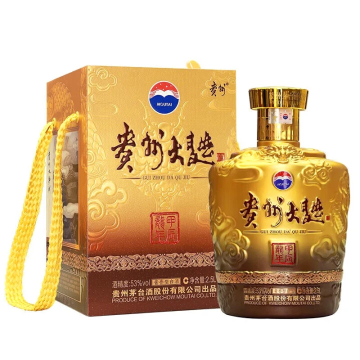 MOUTAI/茅台贵州茅台酒大曲龙年2.5L 酱香型白酒53度53%Vol