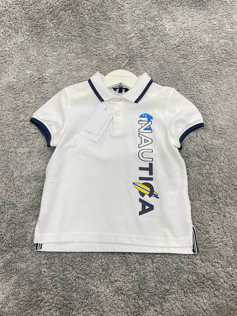 NAUTICA 经典基础POLO衫男童女童翻领T恤夏季儿童运动短袖上衣