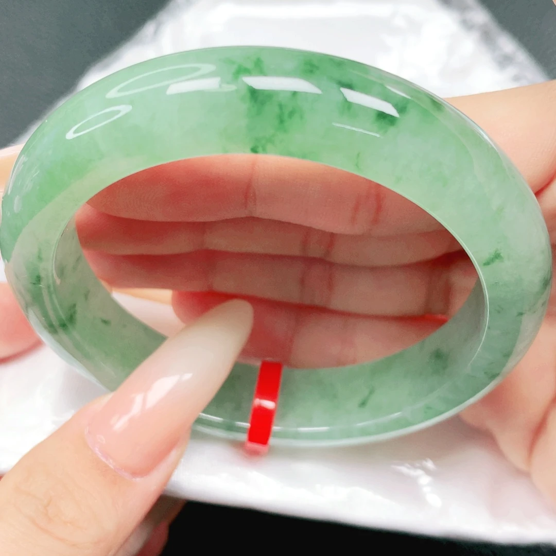 翡翠未镶嵌手镯56