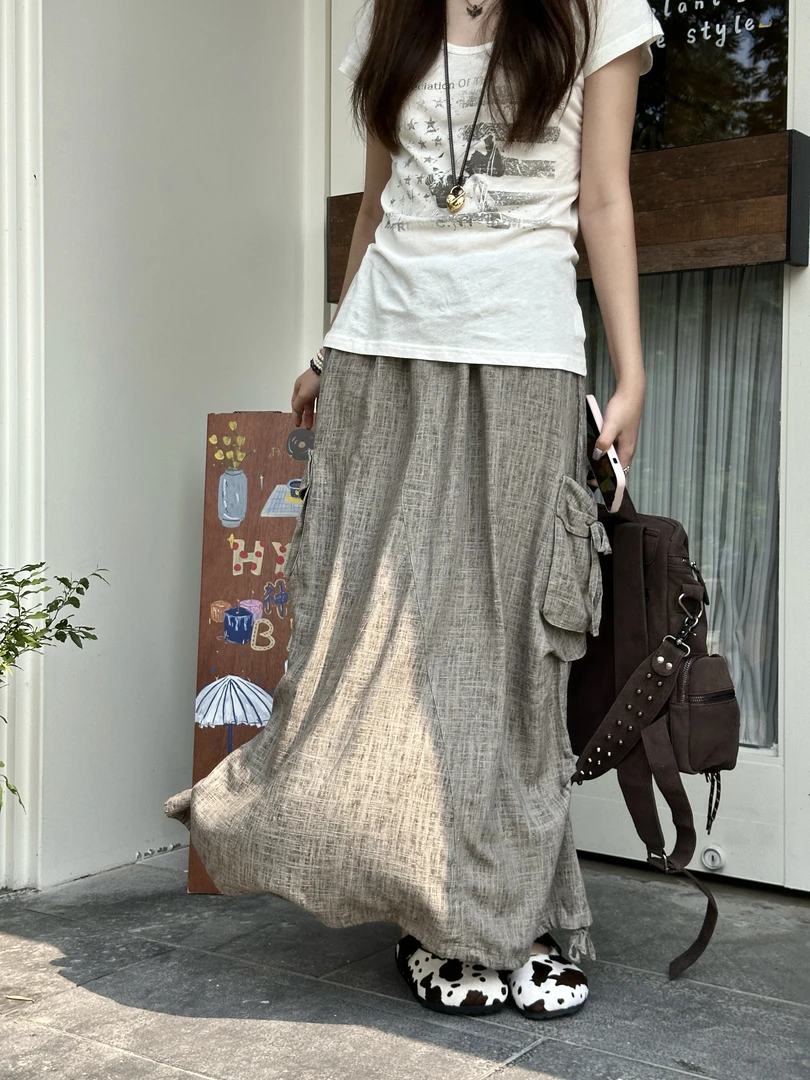 CALLMELAMB丨亚麻裙丨小五叔丨30%定制亚麻面料夏季长裙