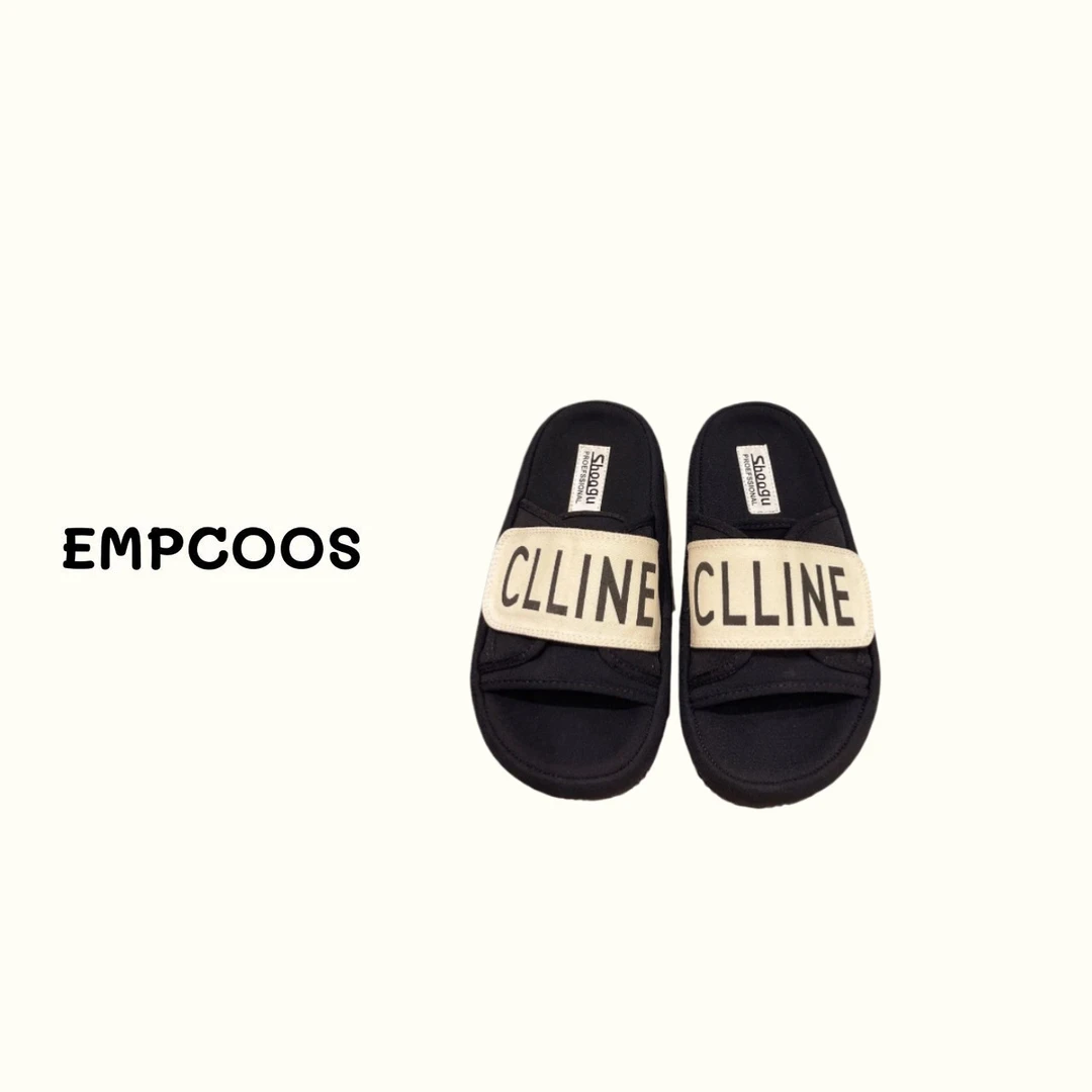 Y2025年夏季新款时尚百搭法式厚底一字拖鞋5015-1