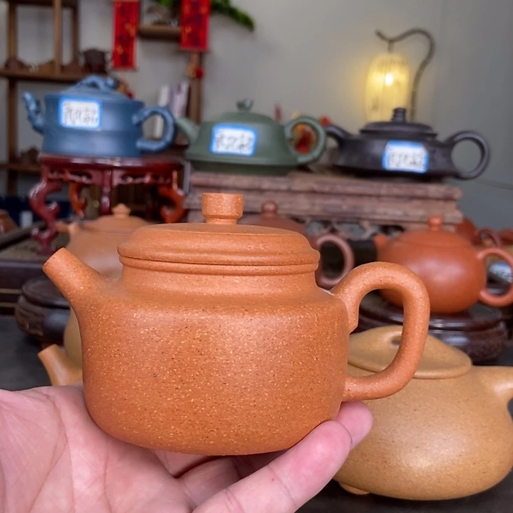 茶壶紫砂半手工黄金段泥德钟