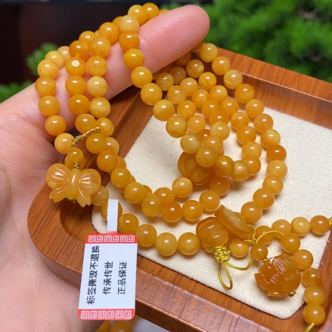 【闪购商品】未镶嵌颈饰蜜蜡项链