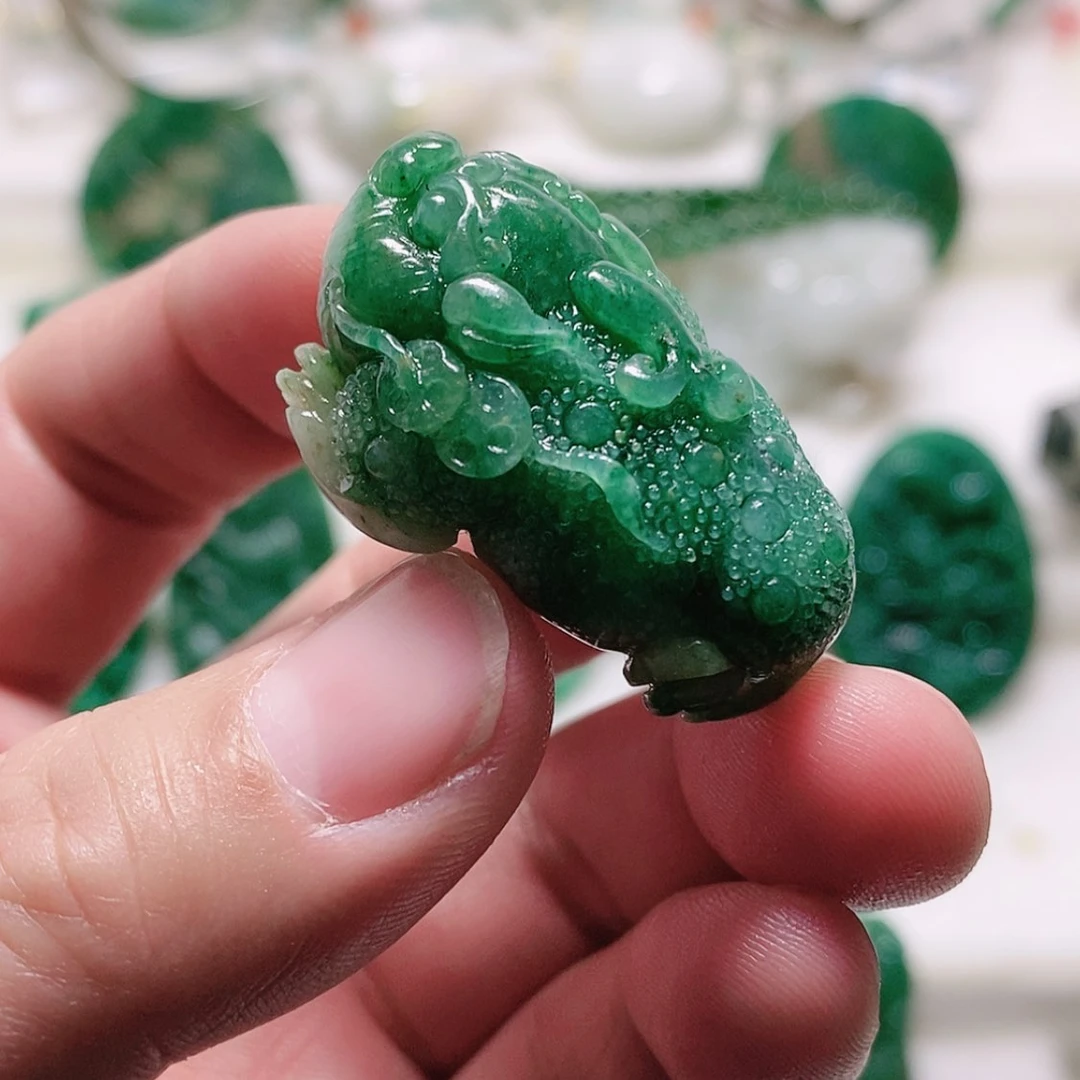【闪购商品】未镶嵌独山玉挂件春*狼