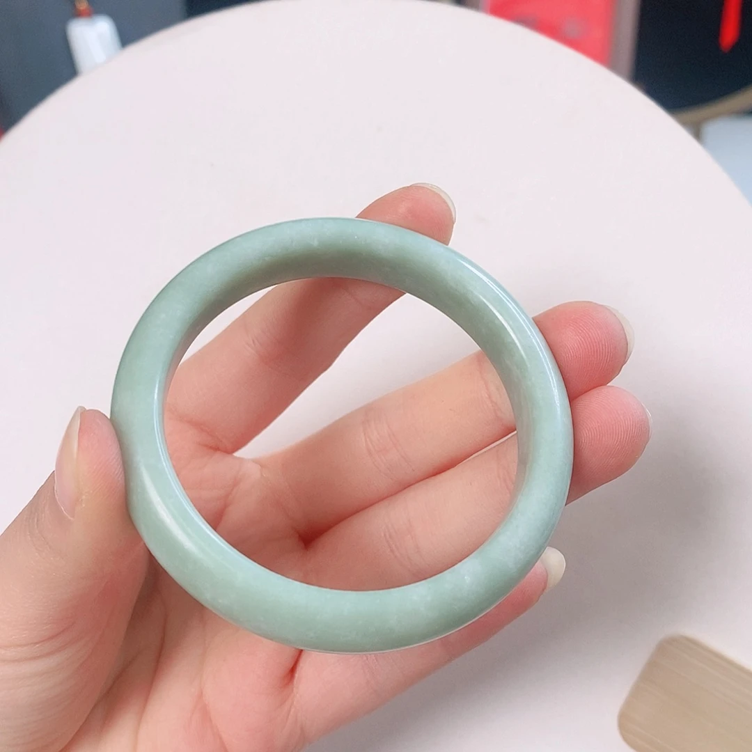 蓝田玉（蛇纹石化大理石玉）手镯未镶嵌